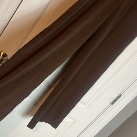 BNWT - BACKYARD ROSES STELLA HIGHWAISTED BROWN TROUSER - Picture 3 of 7